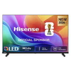 Hisense 32A5S TV, Hi-QLED, Smart TV, FHD, 60Hz