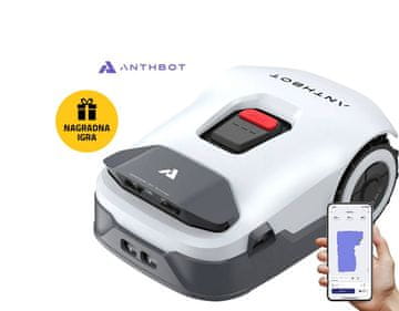 ANTHBOT GENIE 600E pametna robotska kosilica, RTK GPS + AI 3D Vision, IPX6, WIFI, 4G, BT