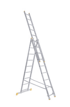 Bomber trodijelne ljestve, aluminijske, 3x9 (077099)