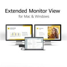 ACT AC7160 univerzalna priključna stanica USB-C za 4K, 2 HDMI monitora ili DisplayPort, DisplayLink