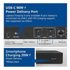 ACT AC7160 univerzalna priključna stanica USB-C za 4K, 2 HDMI monitora ili DisplayPort, DisplayLink