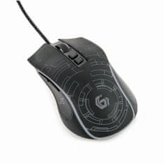 Gembird MUSG-RGB-01 gejmerski crni miš