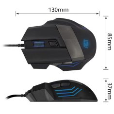 ACT AC5000 RGB 3200 DPI Crni igraći miš
