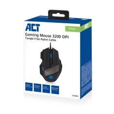 ACT AC5000 RGB 3200 DPI Crni igraći miš