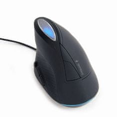 Gembird MUS-ERGO-03 Ergo sivi, ergonomski miš