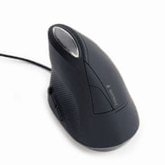 Gembird MUS-ERGO-03 Ergo sivi, ergonomski miš