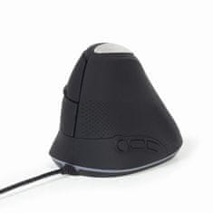Gembird MUS-ERGO-03 Ergo sivi, ergonomski miš