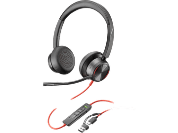 Poly Blackwire 8225 uc Stereo USB-C slušalice + USB-C/A adapter ANC (8X223AA) 214407-01
