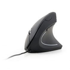 Gembird MUS-ERGO-01 sivo/crni ergonomski miš