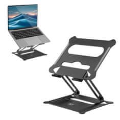 ACT AC8140 sklopivi aluminijski stalak za laptop s kontinuiranim podešavanjem visine