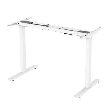 Powerton Okvir stola WPESD1W, električno podesiva visina, raspon 500 mm, sustav protiv sudara, crni, nosivost 100 kg