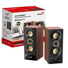 Genius SP-HF800BT (31730051401) 2.0 20W drveni Bluetooth 5.3 zvučnik