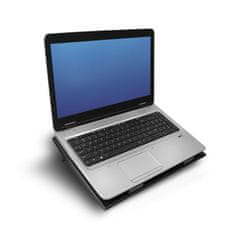 ACT AC8105 17" rashladni stalak za prijenosno računalo s 4-portnim hubom, crni