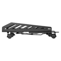 Ultradesk CRITTER podni stalak za računalo, crni, metalni na kotačima