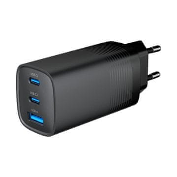 Gembird TA-UC-PDQC65-01-BK 65W GaN USB PD brzi punjač crni