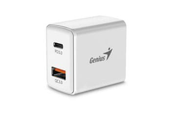Genius Brzi punjač PD-20AC 20 W, 3A bijeli PD / QC 3.0 (32590005400)