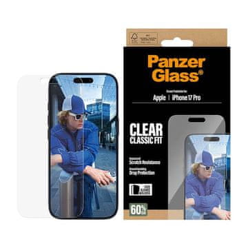PanzerGlass Classic Fit zaštitno staklo za iPhone 17 Pro (PG55915)