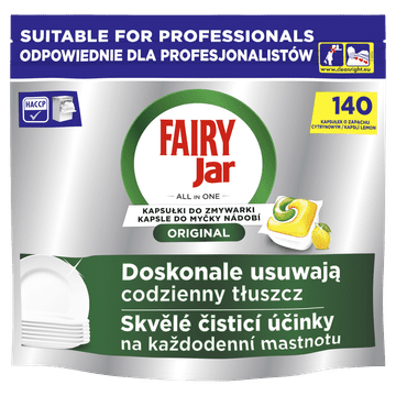 Jar Original All In One Regular kapsule za automatsku perilicu posuđa, 140 komada 