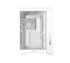 ASUS A32 Plus ATX kućište, kaljeno staklo, 4x120 mm ARGB ventilatora, bijela (90DC00S3-B19000)