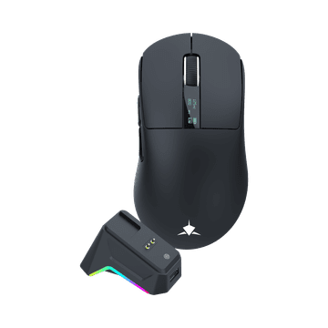 White Shark WGM-5023 GAWAIN crna bežična gaming miš 12.000 DPI