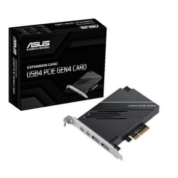 ASUS USB4 PCIe Gen4 kartica za proširenje, 2xUSB4 (USB-C), DP 1.4, PCIe 4.0 x4 (90MC0CE0-M0EAY0)