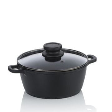 Kela Lonac KL-15170 Atura cast aluminum black 20 cm 1.7 l