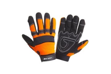 LAHTI PRO Rukavica Mechanic gloves L280510P, black-orange, size 10 PRO