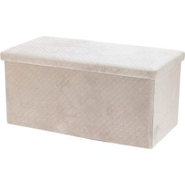 HOMESTYLING Tabure KO-491016000 Stool with storage space VELVET 76x38x38 cm