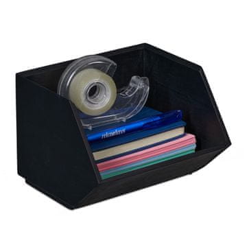 Northix Organizator za stol od bambusa slagajući 4 veličine set