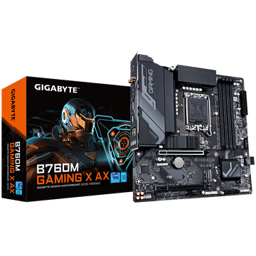 Gigabyte B760M GAMING X AX matična ploča, LGA1700, mATX, DDR5, WiFi 6E