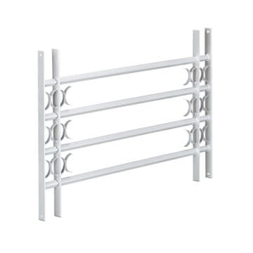 Northix Adjustable Galvanized Steel Window Security Grill