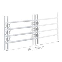 Northix Adjustable Galvanized Steel Window Security Grill
