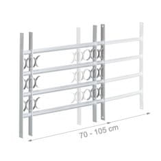 Northix Adjustable Galvanized Steel Window Security Grill System