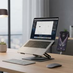 UVI premium sklopivo postolje za laptop i telefon, podesiva visina, rotacija od 360°