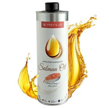 Mersjo Mersjo 100% norveško lososovo ulje za pse i mačke u aluminijskoj limenci 1000 ml