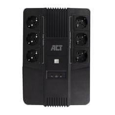 ACT AC2300 Linijski interaktivni UPS 600VA sa 6 uzemljenih utičnica, 120W, alarm, AVR