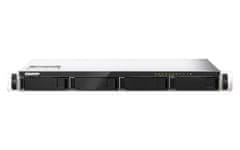 Qnap NAS poslužitelj, 1U rack-mount (kratki), 4 GB RAM-a, 10 Gb mreža