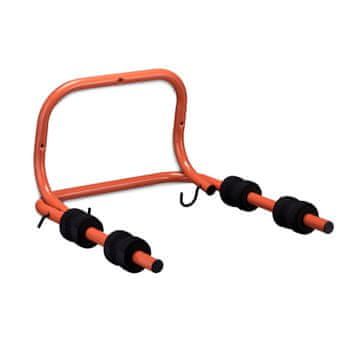 Northix Zidni nosač za 2 bicikla sklopivi metalni nosač do 30 kg