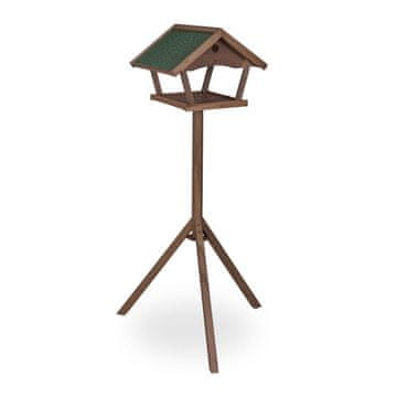 Northix Velika hranilica za ptice na stupu smrekovo drvo 150 cm