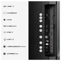 Hisense 43E7S TV, Hi-QLED, Smart TV, 4K, 60Hz