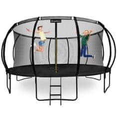 HyperMotion Dječji trampolin promjera 487 cm s unutarnjom mrežom - nosivost 150 kg, za djecu stariju od 3 godine, otpornost na vremenske uvjete i UV zrake
