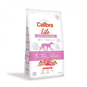 Calibra DOG life junior suha hrana za pse velikih pasmina s janjetinom 12 kg