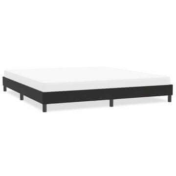 Vidaxl Okvir kreveta bez madraca crni 200x220 cm baršun