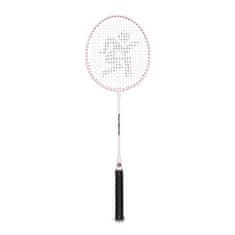 HyperMotion Set reketa za badminton 66 x 20 cm s prijenosnom torbom - rekreativna vanjska igra, dob 10+ godina, ružičasta boja, lagana sportska oprema