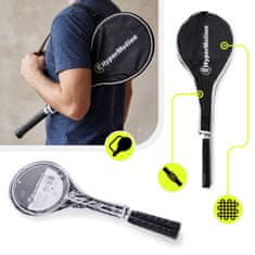 HyperMotion Badmintonski komplet u boji kadulje s torbom za nošenje - dva čelična reketa 66 x 20 cm, rekreativna igra na otvorenom, dob 10+ godina
