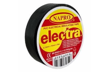 Ostatní Električna izolacijska traka EURO tools 138380 Electrical insulating tape PVC IZOVIAL, 10 m x 15 mm, black