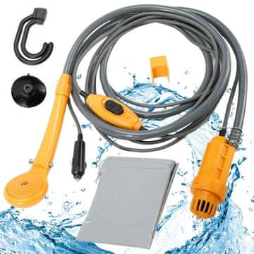 Verkgroup Prijenosna putna pumpa za tuširanje 12V set