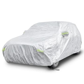 Northix Vodootporna autocerada 492x191x154 cm srebrna patent zatvarac