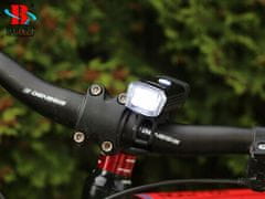 Bailong Aluminijska LED CREE Q5 baterija. Svjetlo za bicikl od 1200 mAh, USB, IPX-4