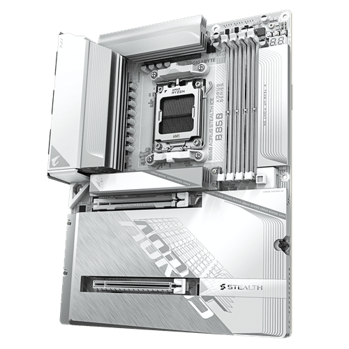 Matična ploča visokih performansi Gigabyte B850 A Stealth Ice